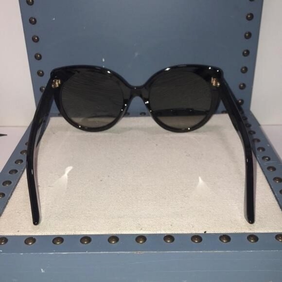 Luxury New Authentic Gucci GG0325S 002 Cat-Eye Sunglasses ✨ main image 9